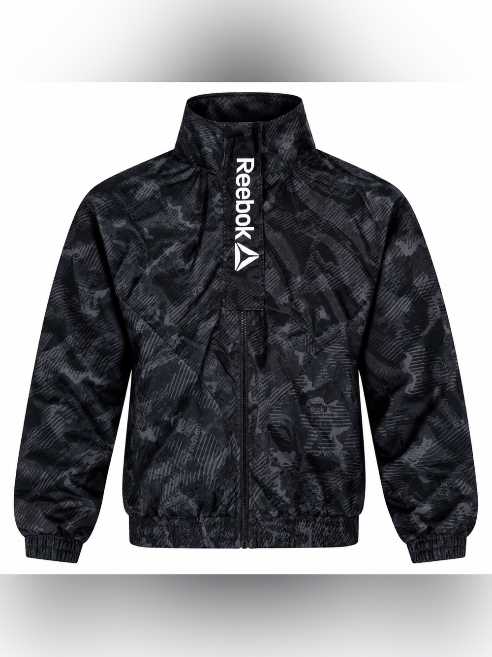 Reebok Black Camo Windbreaker Jacket